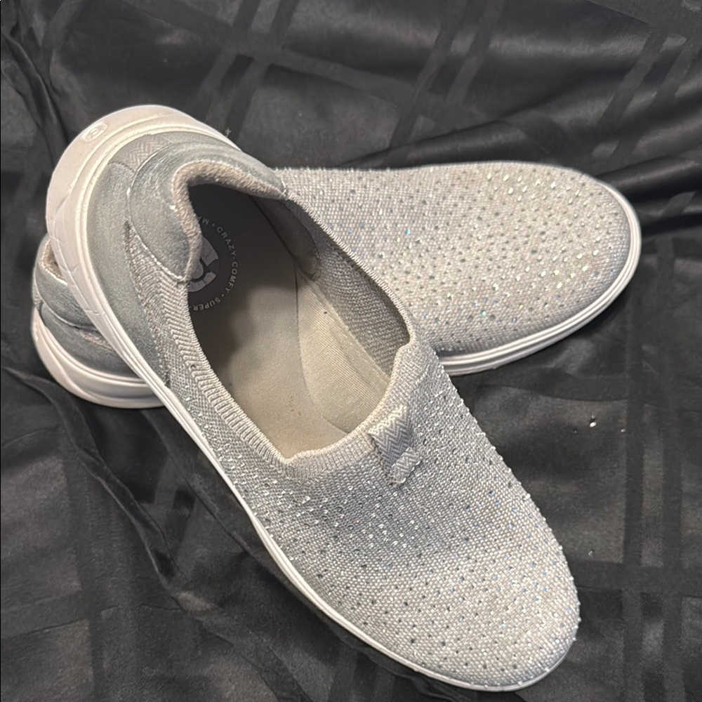 Women's Sparkling Slip-On Sneakers